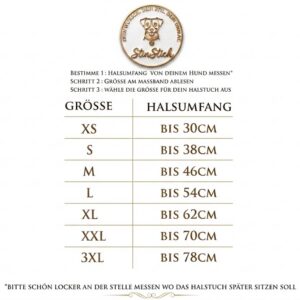 Größentabelle