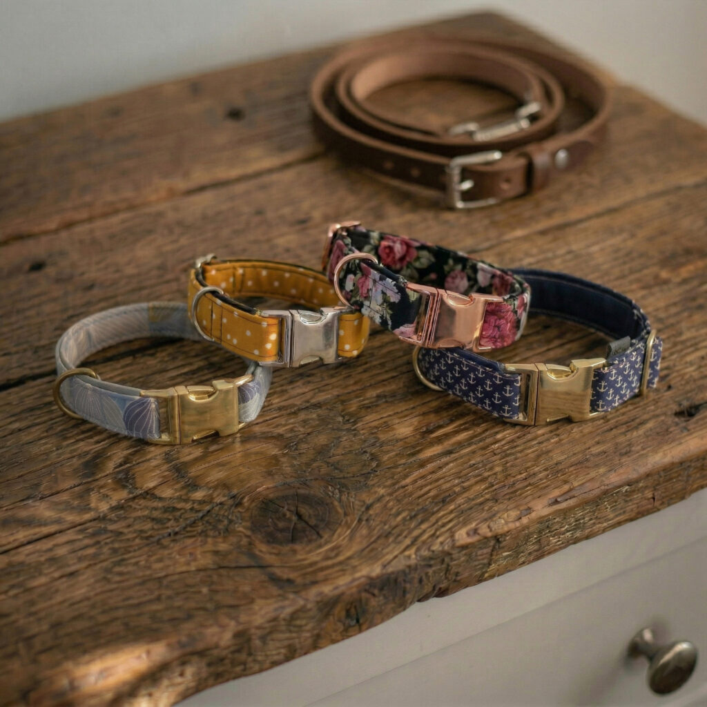 Handgemachte Hundehalsbänder